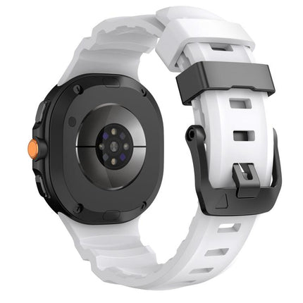 Black Buckle Sports Silicone Watch Band, For Samsung Galaxy Watch8 / Watch8 Classic - DealBuddy
