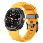 Black Buckle Sports Silicone Watch Band
