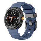 Black Buckle Sports Silicone Watch Band
