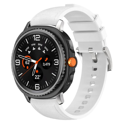 Silicone Hybrid Leather Skin Watch Band