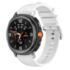 Silicone Hybrid Leather Skin Watch Band, For Samsung Galaxy Watch8 / Watch8 Classic - DealBuddy