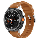 Silicone Hybrid Leather Skin Watch Band