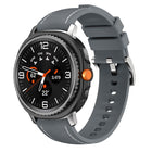 Silicone Hybrid Leather Skin Watch Band, For Samsung Galaxy Watch8 / Watch8 Classic - DealBuddy