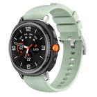 Silicone Hybrid Leather Skin Watch Band, For Samsung Galaxy Watch8 / Watch8 Classic - DealBuddy