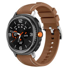 Silicone Hybrid Leather Skin Watch Band