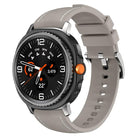 Silicone Hybrid Leather Skin Watch Band, For Samsung Galaxy Watch8 / Watch8 Classic - DealBuddy