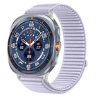 Woven Nylon Hook And Loop Fastener Metal Interface Watch Band, For Samsung Galaxy Watch Ultra 47mm / Ultra 2025 - DealBuddy