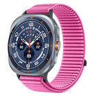 Woven Nylon Hook And Loop Fastener Metal Interface Watch Band, For Samsung Galaxy Watch Ultra 47mm / Ultra 2025 - DealBuddy