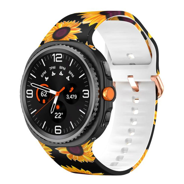 Printed Silicone Watch Band, For Samsung Galaxy Watch8 / Watch8 Classic - DealBuddy