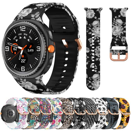 Printed Silicone Watch Band, For Samsung Galaxy Watch8 / Watch8 Classic - DealBuddy