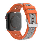For Apple Watch 42mm / 41mm / 40mm / 38mm / Orange + Gray