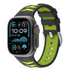 Tire Texture Two-Color Silicone Watch Band, For Apple Watch 46mm / 49mm / 45mm / 44mm, For Apple Watch 42mm / 41mm / 40mm / 38mm - DealBuddy