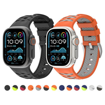 Tire Texture Two-Color Silicone Watch Band