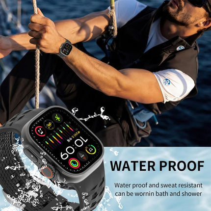 Tire Texture Two-Color Silicone Watch Band