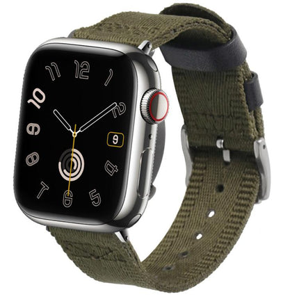 Quick Release Buckle Canvas Woven Nylon Watch Band, For Apple Watch 46mm / 49mm / 45mm / 44mm, For Apple Watch 42mm / 41mm / 40mm / 38mm - DealBuddy