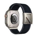 Z Shaped Magnetic Clasp Two Color Nylon Watch Band