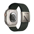 Z Shaped Magnetic Clasp Two Color Nylon Watch Band