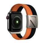 For Apple Watch 42mm / 41mm / 40mm / 38mm / Orange Black