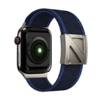 For Apple Watch 42mm / 41mm / 40mm / 38mm / Dark Blue Light Blue