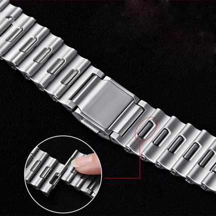 Ocean Wave Magnetic Buckle Stainless Steel Watch Band - DealBuddy
