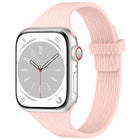 Water Wood Grain Small Waist Magnetic Silicone Watch Band, For Apple Watch 46mm / 49mm / 45mm / 44mm, For Apple Watch 42mm / 41mm / 40mm / 38mm - DealBuddy