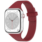 For Apple Watch 46mm / 49mm / 45mm / 44mm / Wine Red