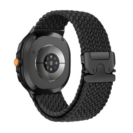 Parachute Buckle Elastic Nylon Braided Watch Band, For Samsung Galaxy Watch8 / Watch8 Classic - DealBuddy
