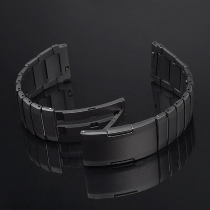 Curved Quick Release Butterfly Buckle Stainless Steel Watch Band
