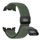 Magnetic Snap Elastic Nylon Braided Watch Band