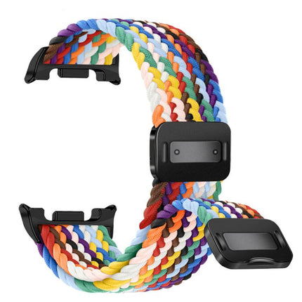 Magnetic Snap Elastic Nylon Braided Watch Band