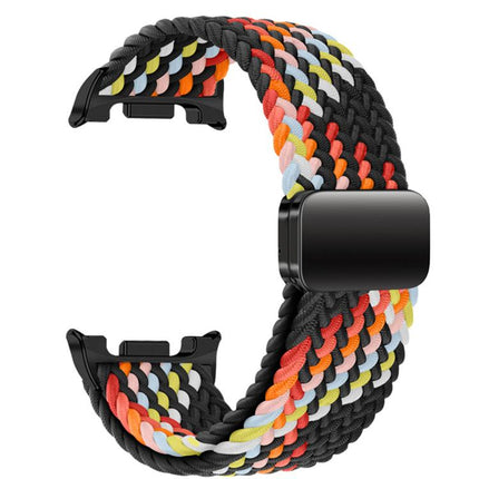 Magnetic Snap Elastic Nylon Braided Watch Band