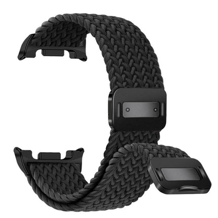 Magnetic Snap Elastic Nylon Braided Watch Band