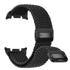 Magnetic Snap Elastic Nylon Braided Watch Band