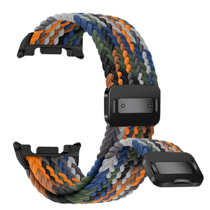 Magnetic Snap Elastic Nylon Braided Watch Band