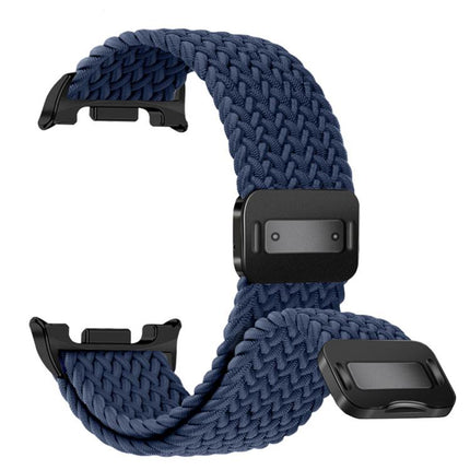 Magnetic Snap Elastic Nylon Braided Watch Band