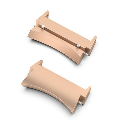 One Pair 20mm Stainless Steel Metal Head Watch Band Connector