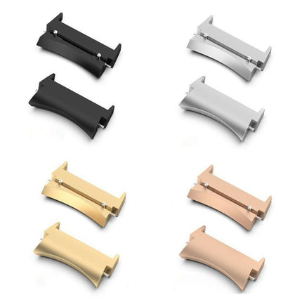 One Pair 20mm Stainless Steel Metal Head Watch Band Connector