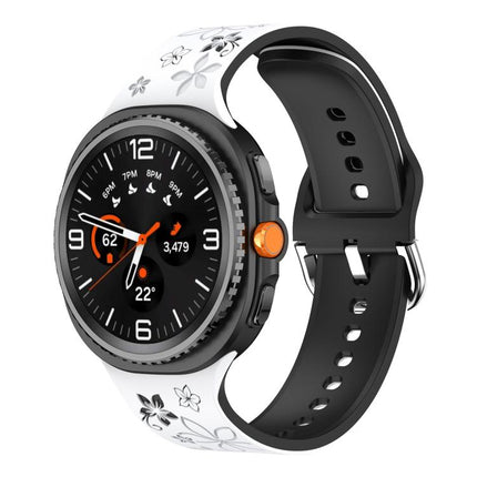 Dual Color Engraved Silicone Watch Band