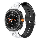 Dual Color Engraved Silicone Watch Band