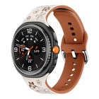 Dual Color Engraved Silicone Watch Band