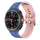 Dual Color Engraved Silicone Watch Band