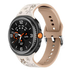 Dual Color Engraved Silicone Watch Band
