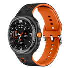 Dual Color Engraved Silicone Watch Band