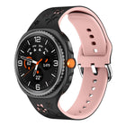 Dual Color Engraved Silicone Watch Band