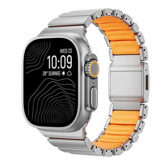 Norman Magnetic Buckle Titanium Metal Watch Band