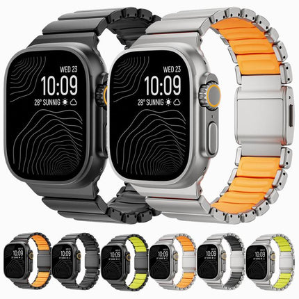 Norman Magnetic Buckle Titanium Metal Watch Band