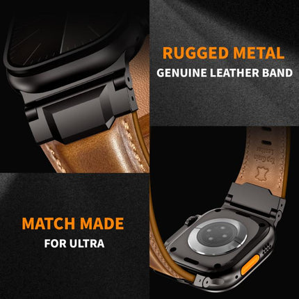 Armour-style Leather Watch Band