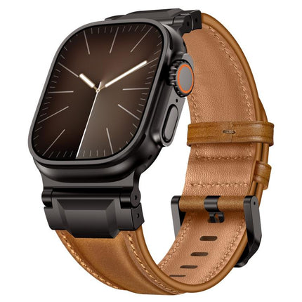 Armour-style Leather Watch Band
