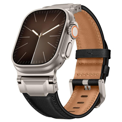 Armour-style Leather Watch Band