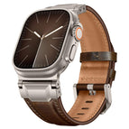 Coffee Brown Titanium Buckle